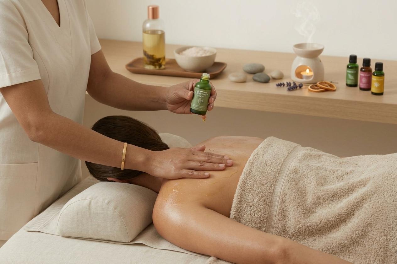 Masaje con aromaterapia