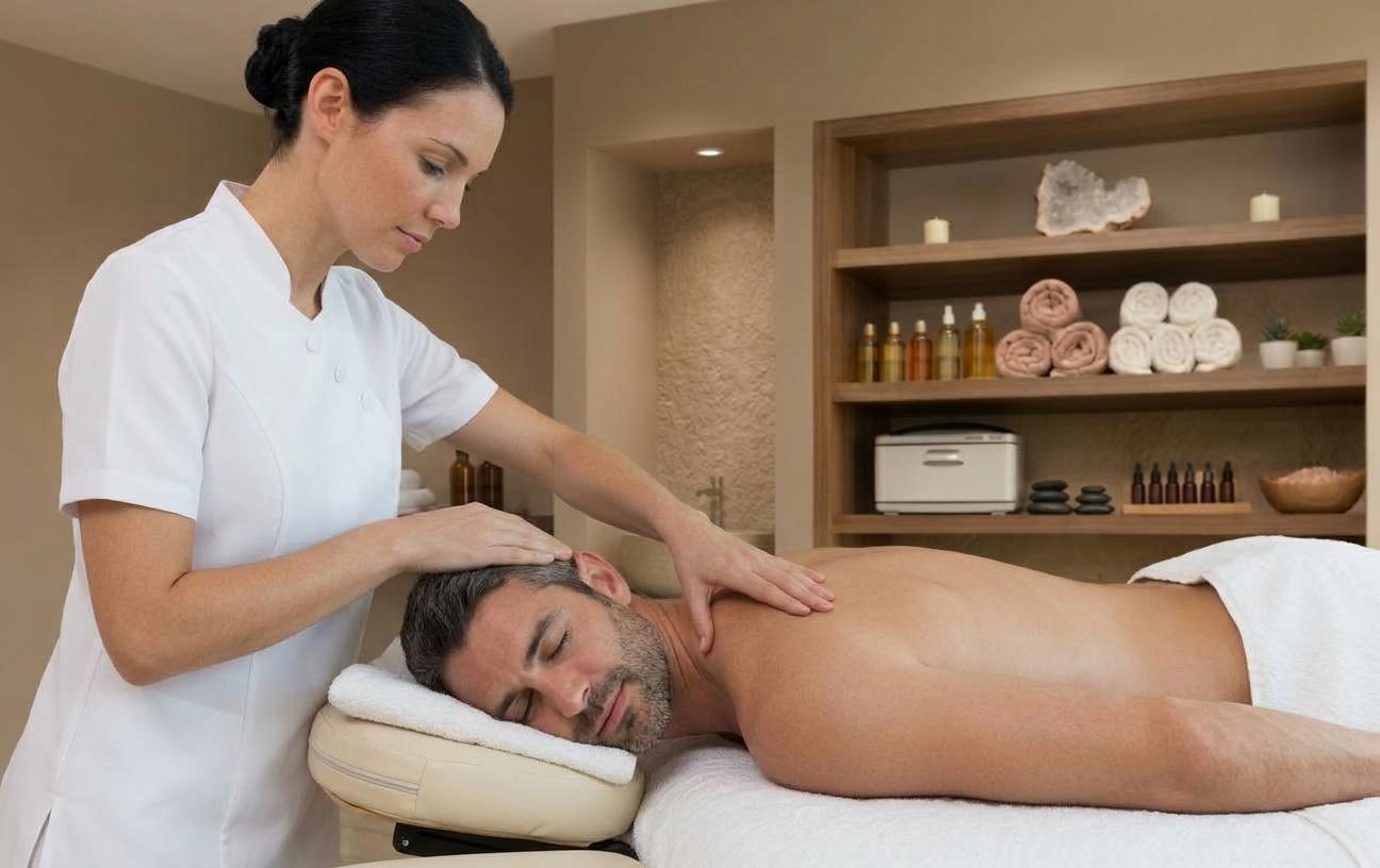 Masaje de cuello y espalda